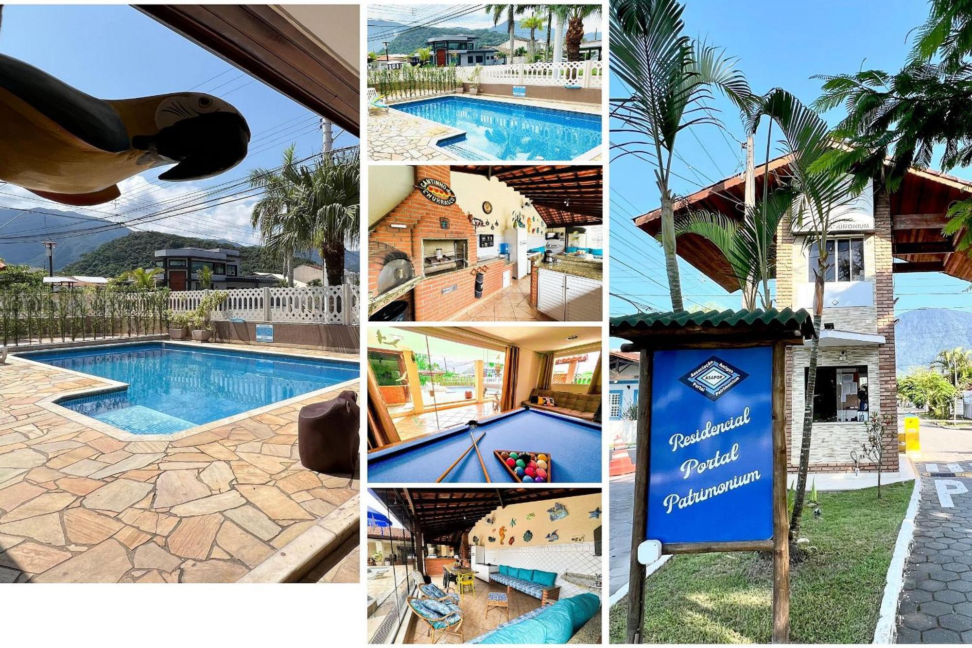 Praia/Piscina Com Hidro /Pebolim/Sinuca E Wi-Fi Caraguatatuba Ngoại thất bức ảnh