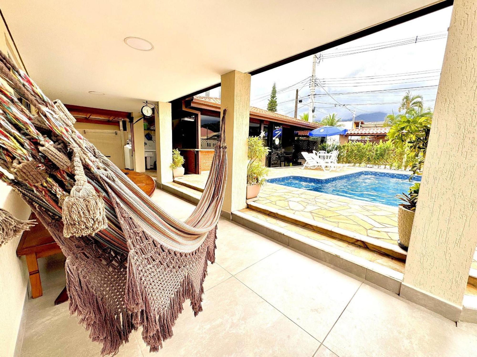 Praia/Piscina Com Hidro /Pebolim/Sinuca E Wi-Fi Caraguatatuba Ngoại thất bức ảnh